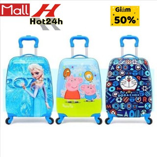 Vali Kéo Cho Bé (Được chọn màu và hình) Cao Cấp 2 Mặt siêu đẹp