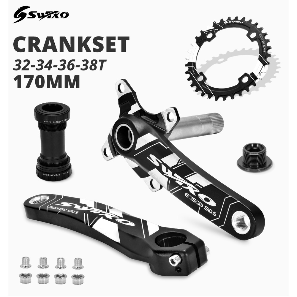 Bộ Ốc Vít 170mm 104 BCD Chuyên Dụng Cho Xe Đạp Leo Núi Shimano FSA, ATX770
