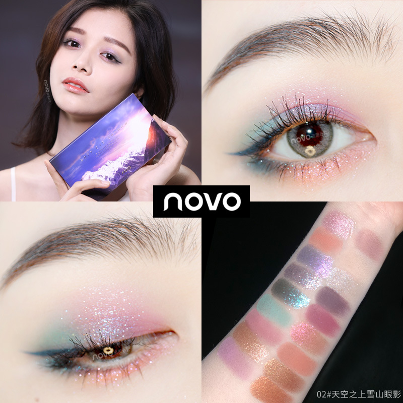 NOVO Reed Glacier Eyeshadow Palette Snow Mountain Eyeshadow on the Sky