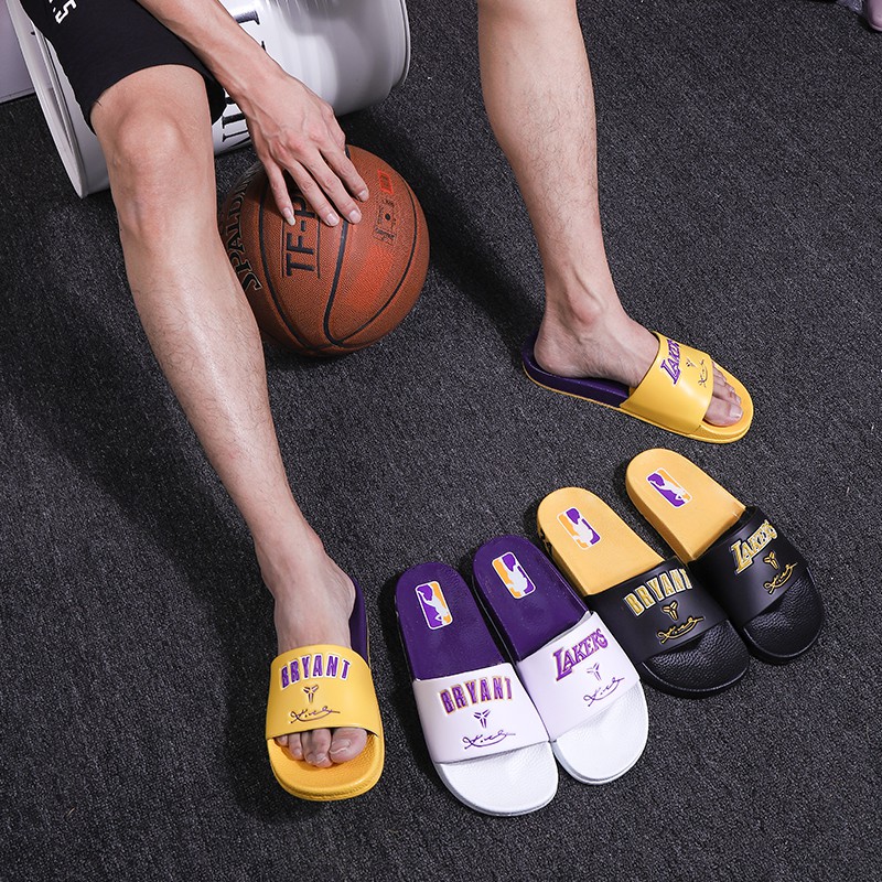 NBA Superstar slipper Dép lê nam quai ngang phong cách sport thời trang Size40-47 Men's indoor sandals