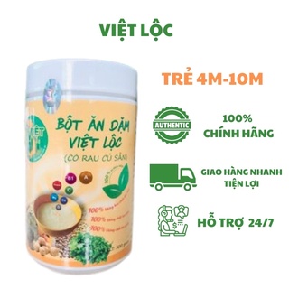 Bột ăn dặm việt lộc🍀FRESHIP🍀4m-10m an toàn-dinh dưỡng-500gr