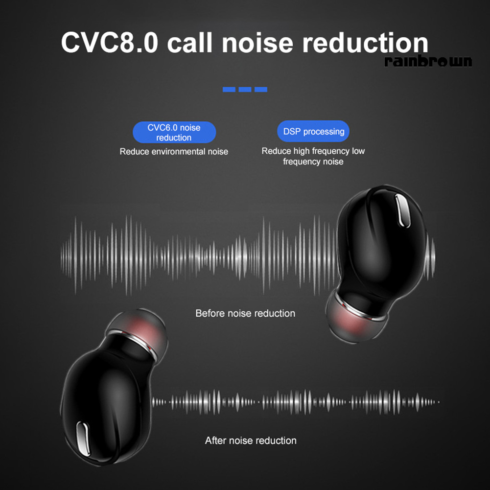 Tai Nghe Nhét Tai Bluetooth 5.0 Không Dây Rej / X9