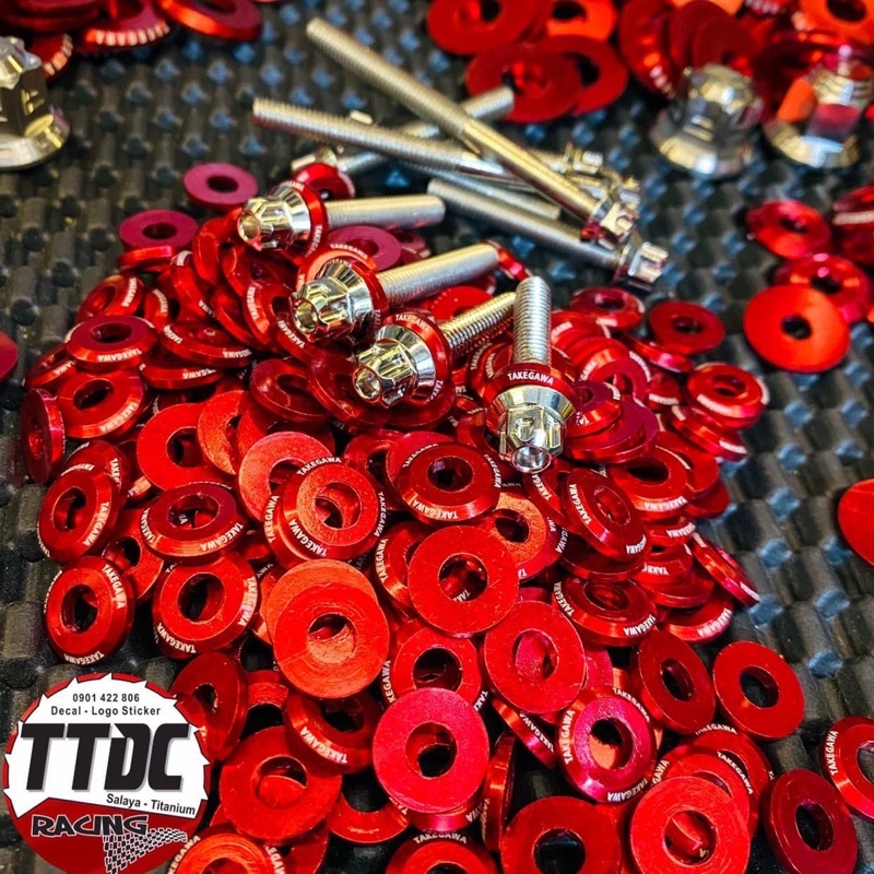 Lông đền nhôm Takegawa 6/8/10/12li Lốc máy mẫu mới nhất 2022 🇹🇭