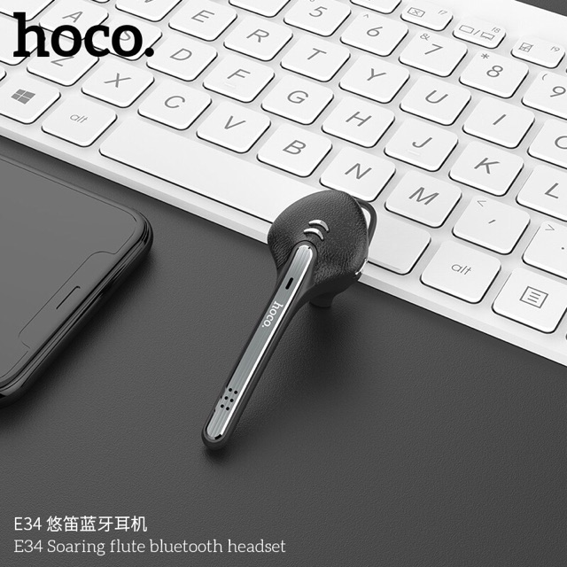 TAI NGHE BLUETOOTH HOCO E34 chất liệu kim loại sang trọng âm thanh lớn rõ ràng pin dùng dược lâu
