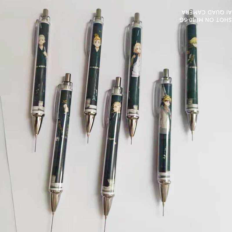 Bút Bi Viết Anime Tokyo Revengers Sano Manjirou Hanagaki Takemichi Mitsuya Takashi Matsuno Chifuyu Ryuuguuji Ken Press Ball Pen Roller Ball Pen 0.7mm Ballpoint Pen for Students Stationery Office School Supplies gift