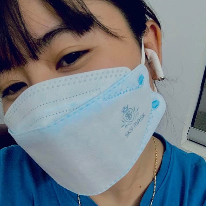 Set 50 chiếc khẩu trang KF94 Sky Mask công nghệ Hàn Quốc 4 lớp kháng khuẩn freesize cho người lớn