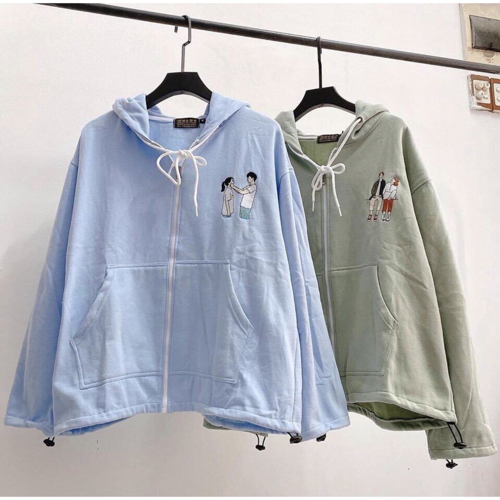 Áo Khoác COUPLE 2 NGƯỜI Ulzzang Unisex ZooZoo