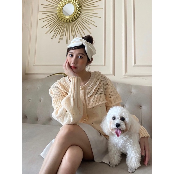 [ÁO CADIGAN] Áo Cardigan Nữ Tay Bồng Sợi Đan, Áo Choàng Thu Đông Len Dày | BigBuy360 - bigbuy360.vn