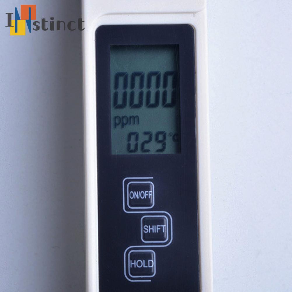 Bút Thử Chất Lượng Nước 3 Trong 1 Màn Hình Lcd Tds Ec Ppm