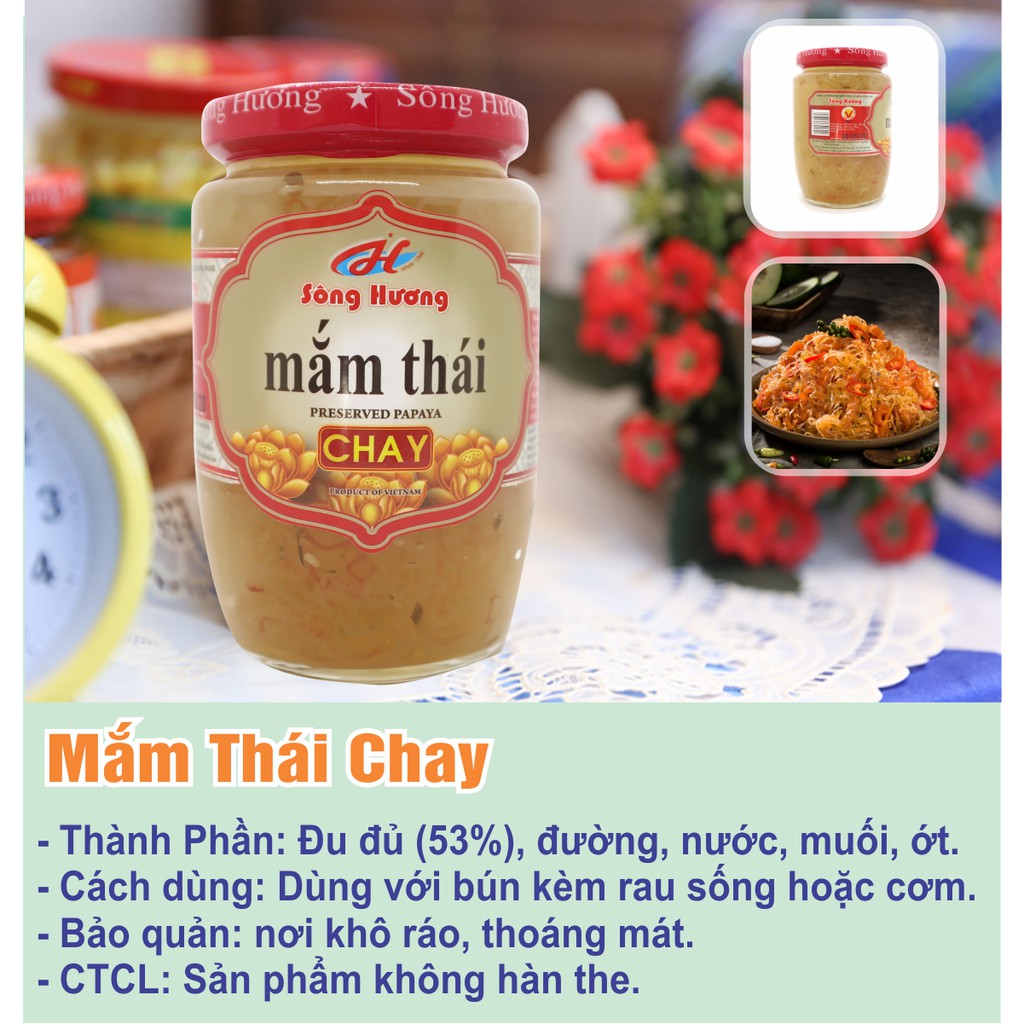 Mắm Thái Chay Sông Hương Foods Hũ 430g