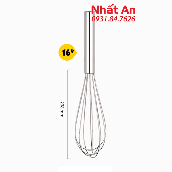 Dụng cụ đánh trứng inox cầm tay/ Whisk/ Phới đánh trứng