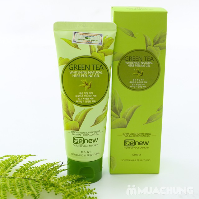 Tẩy tế bào chết trà xanh BENEW Green Tea/Brown Rice Peeling Gel 120ml