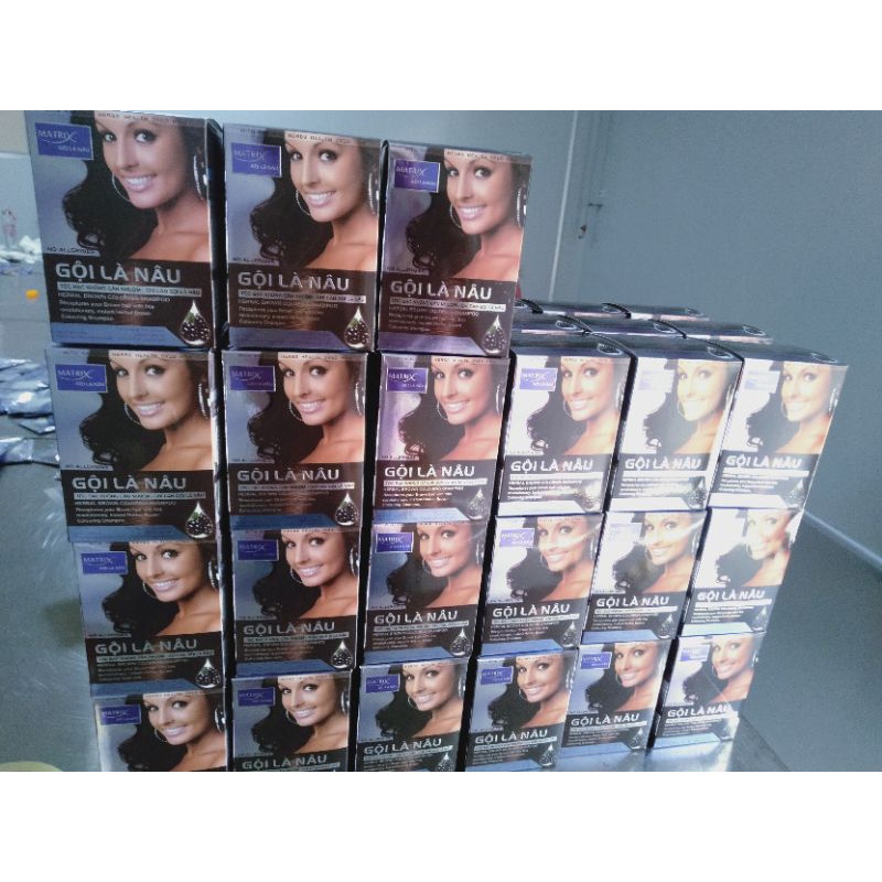 Dầu gội làm nâu tóc Matrix Le'cos