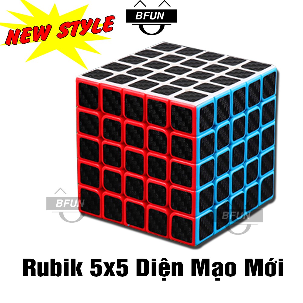 Rubik 5x5 (VIỀN MÀU) Loại Tốt NO.8923 - Khối Rubik Xoay Trơn, Đồ Chơi Trẻ Em BFUN (Shop có bán rubik 3x3, 2x2..)