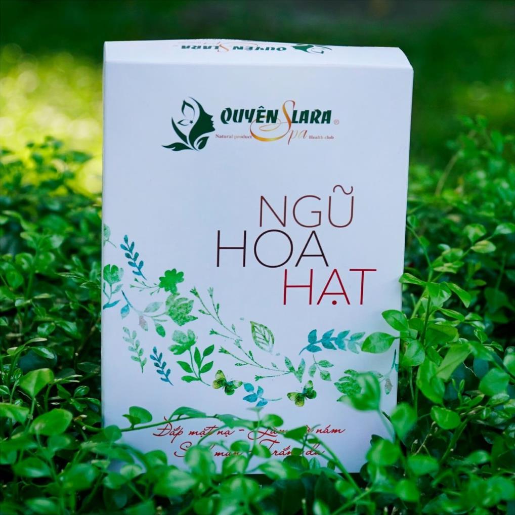 (Chính Hãng) Mặt nạ thảo mộc ngũ hoa hạt Quyên Lara 200g cho mọi loại da