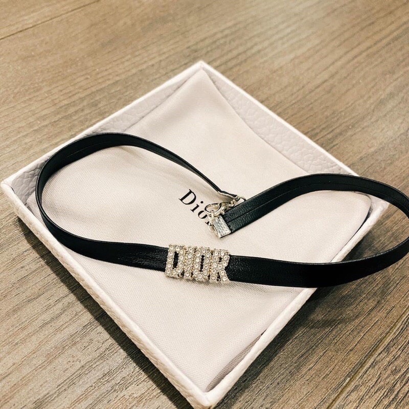 Vòng cổ đính đá pha lê tiểu thư xinh đẹp, choker jadior sang chảnh, phụ kiện trang sức hari korea accessoriess