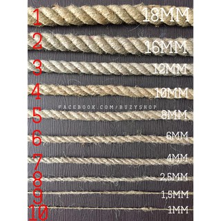 Dây thừng, dây gai, dây cỏ trang trí (nhiều kích thước) nguyên liệu thủ công, phụ liệu handmade]