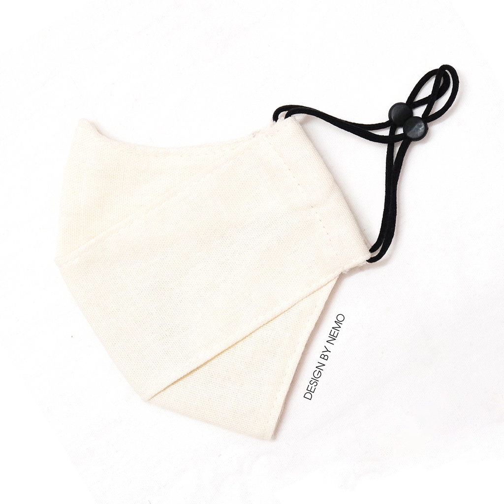 Khẩu Trang 4D Nemo Handmade, Chống Nắng, Lọc Bụi, Lọc Khuẩn, Thoáng Khí, Chất Liệu Full Linen, Đủ Size - KTDLN