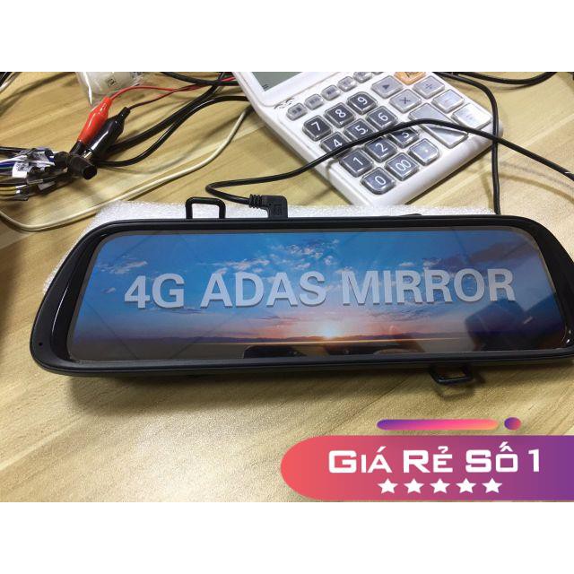 Camera hành trình Android kẹp gương Q30 4G/WIFI?GPS/ADAS Dual Camera