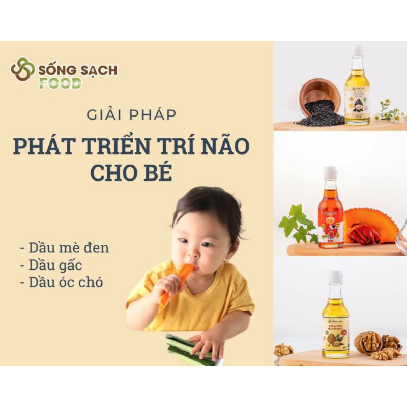 Dầu ăn dặm cho bé (Sống sạch food)