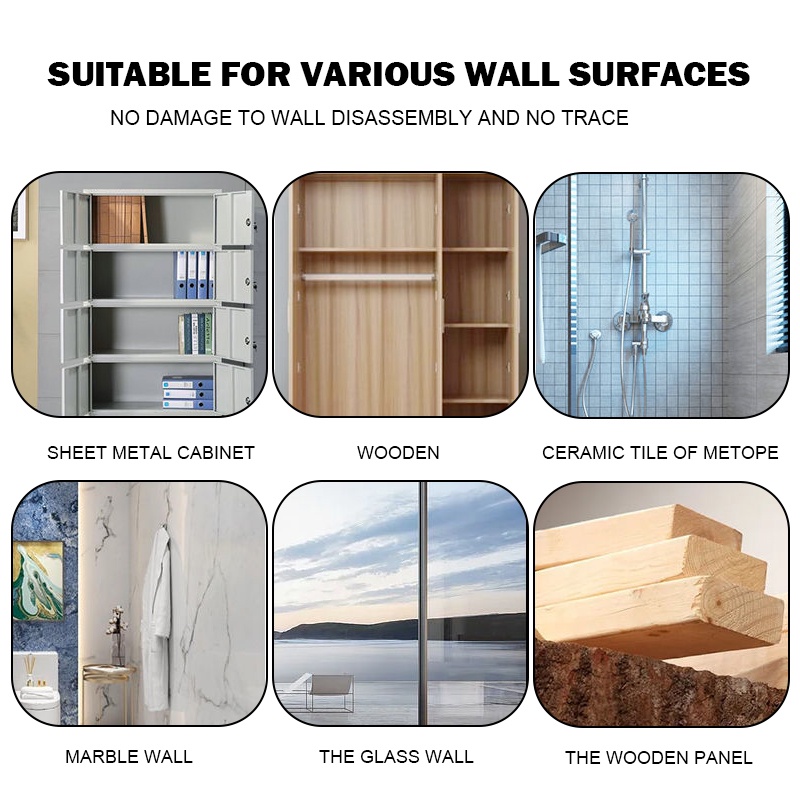 2 cái Kéo dài Giá đỡ Chốt tự dính Đấm Miễn phí Tủ Tủ Tủ Tủ Kệ Giá đỡ Giá đỡ