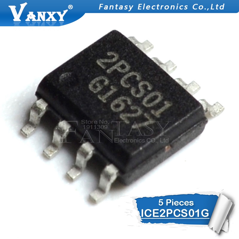 Bộ 5 Linh Kiện Điện Tử Ice2Pcs01G Sop8 Ice2Pcs01 Sop 2pcs01 Sop-8 Lcd
