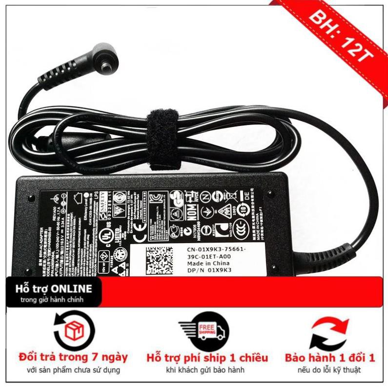 [BH12TH] Sạc ADAPTER DELL 19.5V-3.34A Đầu đạn 2 khấc (65W) Zin