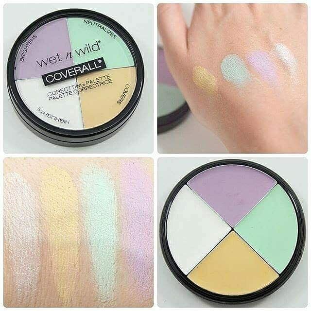 Wet n Wild Photofocus Correcting Palette - Bảng che khuyết điểm dạng kem 4 ô