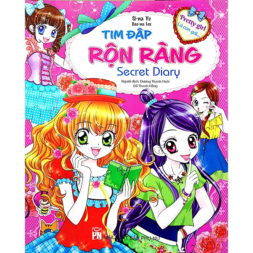 Sách - Pretty girl - Tim đập rộn ràng, secret diary