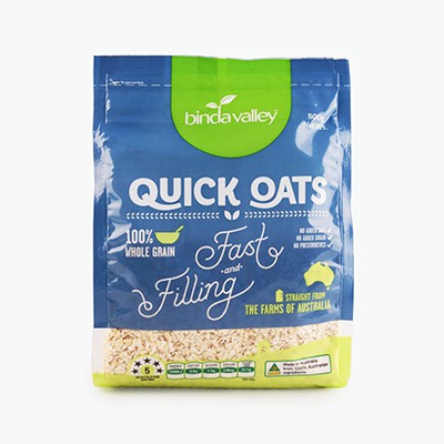 YẾN MẠCH ĂN LIỀN NHẬP KHẨU TỪ ÚC 500gr - Binda Valley Quick Oats 500g