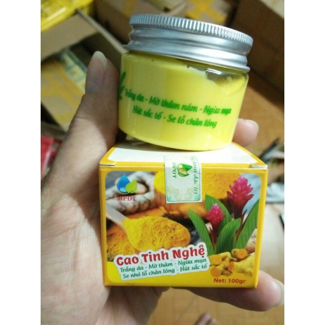 ( 100% auth) Mặt nạ ngủ cao tinh nghệ ngân bình 100g duongx trắng da, mờ thâm nám, tàn nhang, phục hồi lão hóa da