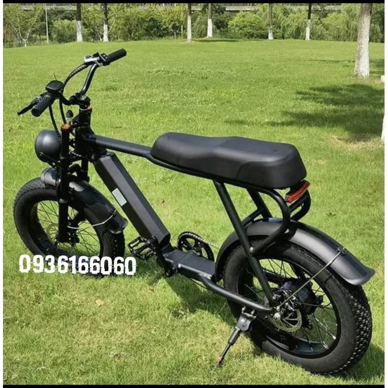 XE ĐẠP ĐIỆN PHANTOM KHUNG NHÔM PIN LITHIUM  - Phiên bản rồng đen kinh điển