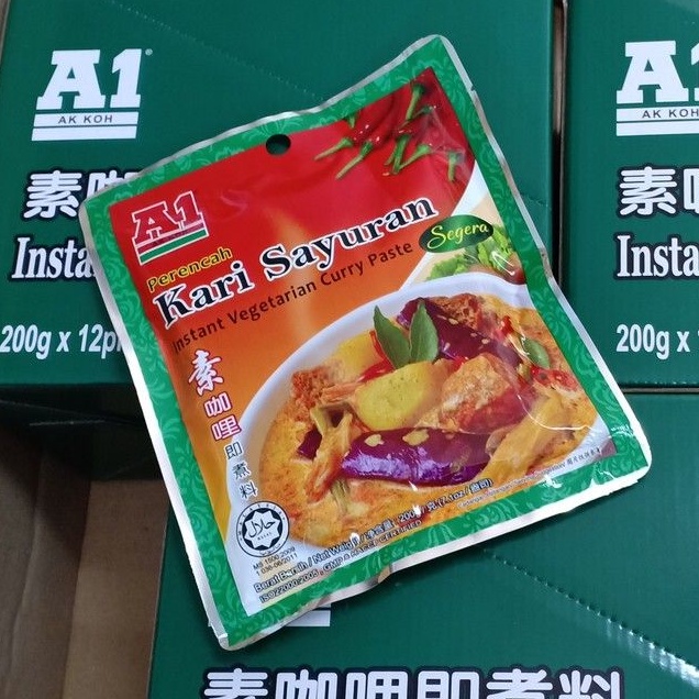 Nước Sốt Cà Ri Chay Hiệu A1 Malaysia 200gr