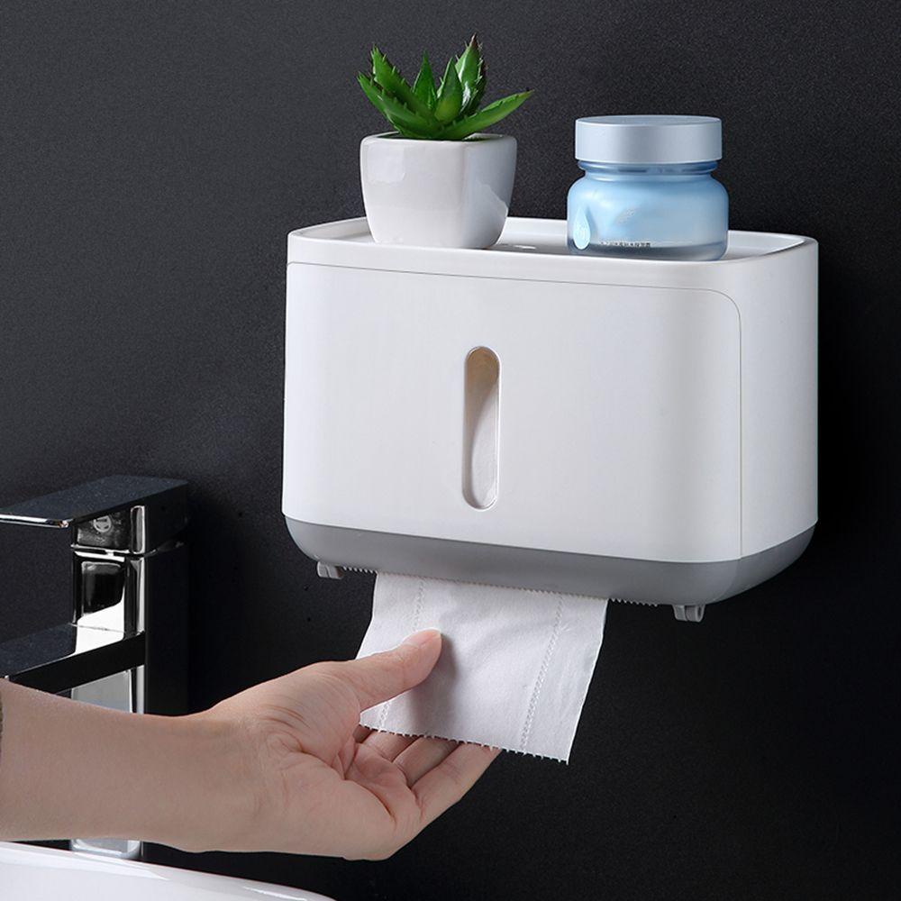 YOLA Giá Đỡ Cuộn Giấy Vệ Sinh Gắn Tường Đa Năng Chống Nước Không Cần Đục Lỗ