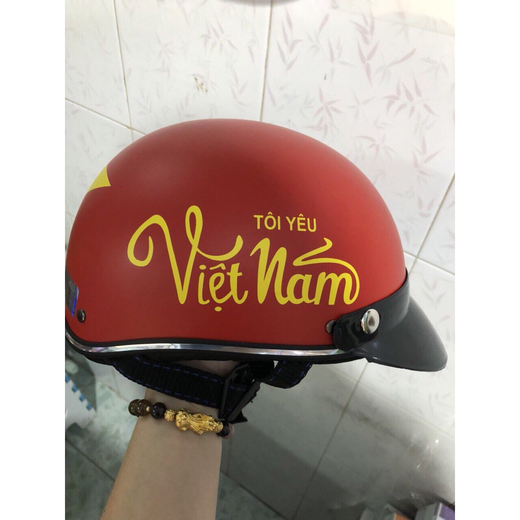 Nón bảo hiểm  TÔI YÊU VIỆT NAM