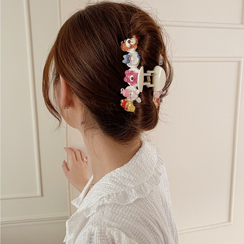 Kẹp Tóc Hình Cá Mập / Gấu Hoạt Hình Đáng Yêu Kiểu Hàn Quốc 2022