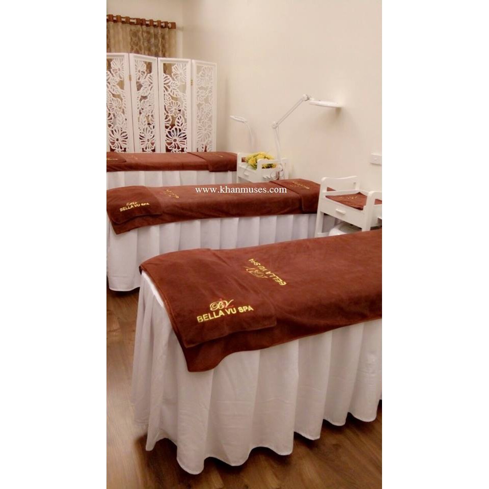 1 ga kate + 1 khăn trải 90x190cm +2 rèm