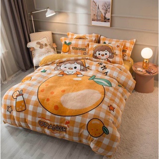 Drap Giường [Hình Thật] Nhung Chọn Mẫu Dễ Thương M2-M4-M6-M8*2M