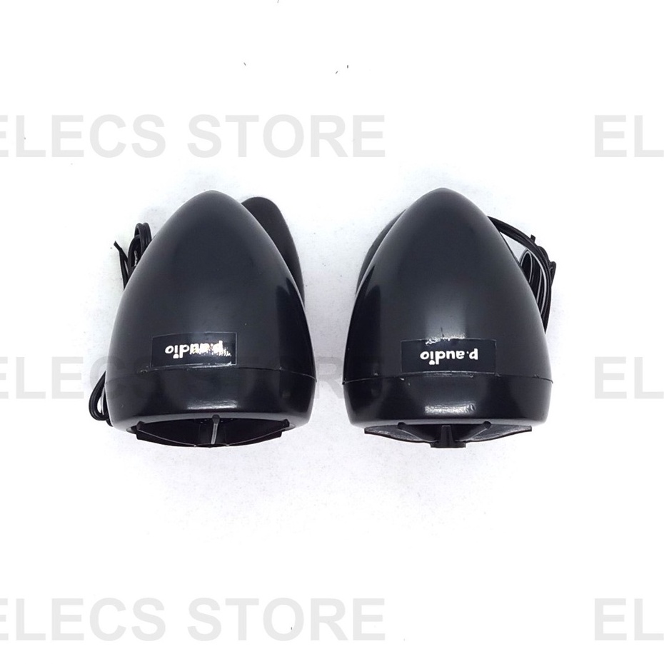 Bộ 2 Loa Treble Tweeter P.Audio TS-TA38 Cho Xe Hơi, Ô Tô - Loa Tép Thạch Anh Kèm Tụ Cản