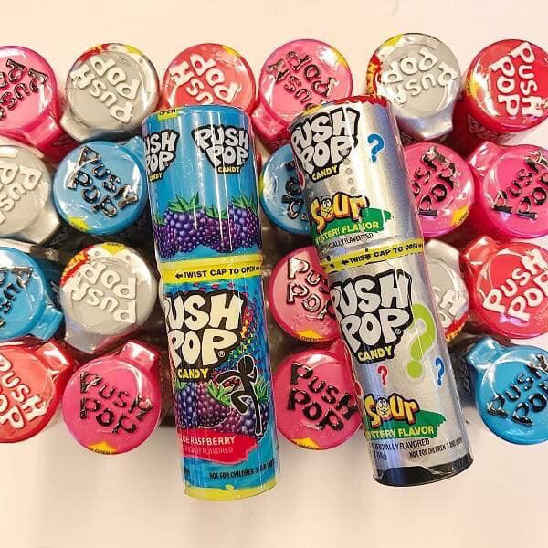 Kẹo mút thỏi son Push Pop của Mỹ