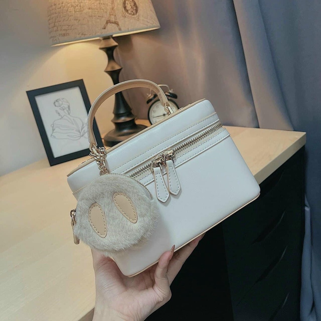 Túi xách dáng cốp hiệu Pe.dro không box size 19/Cốp Pe.dro da lì hàng xuất size 19 siêu xinh