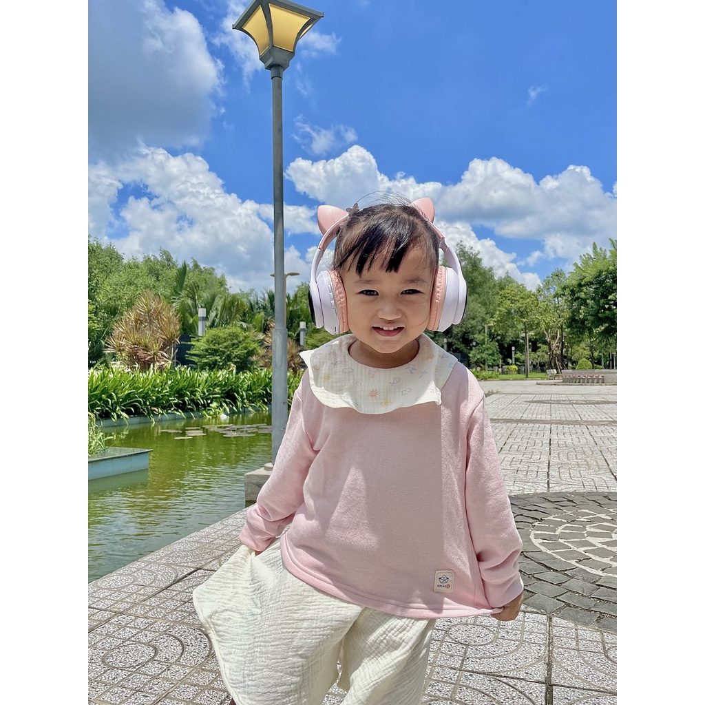 Bộ bé kẹo bông bé gái EM BÉ ƠI 22C01S07