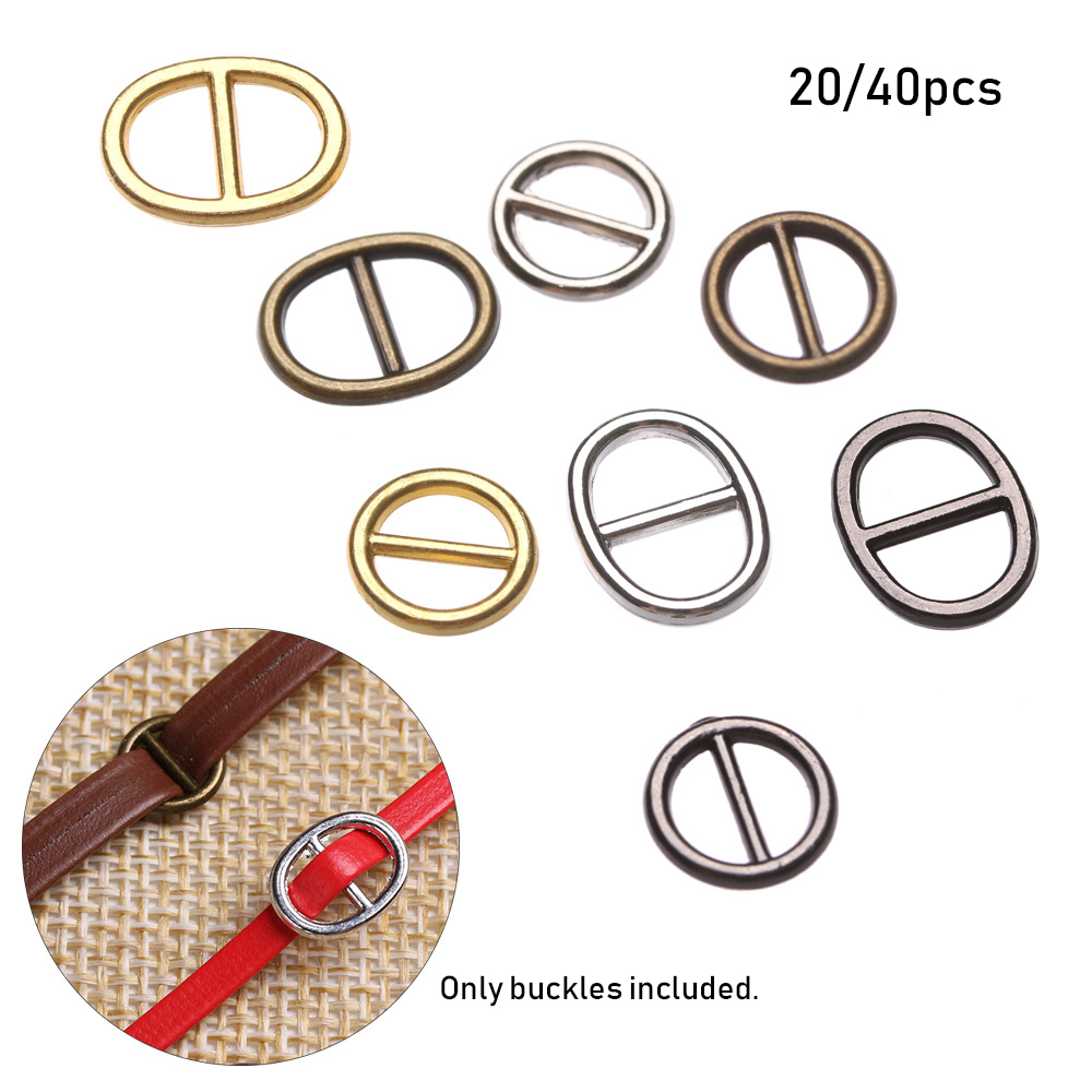 Set 20/40 Khóa Thắt Lưng 5mm/6mm Chất Lượng Cao Cho Búp Bê Đồ Chơi 4 Màu Sắc