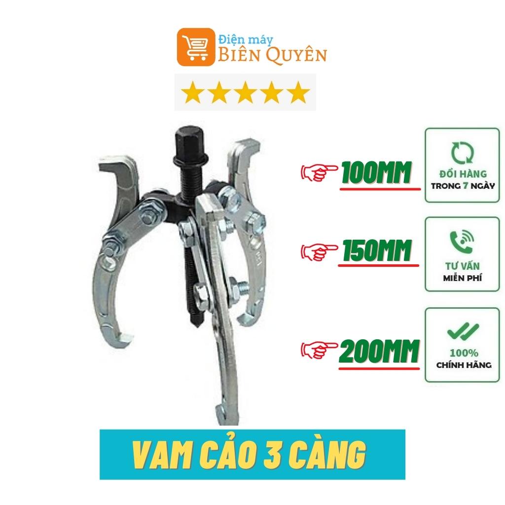 Vam Cảo 3 Càng Đa Năng Tháo Vòng Bi, Bánh Răng Loại Cực To size 100mm,150mm,200mm