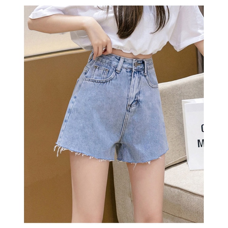 NRVP Quần Short Jeans Lưng Thun Plus Size