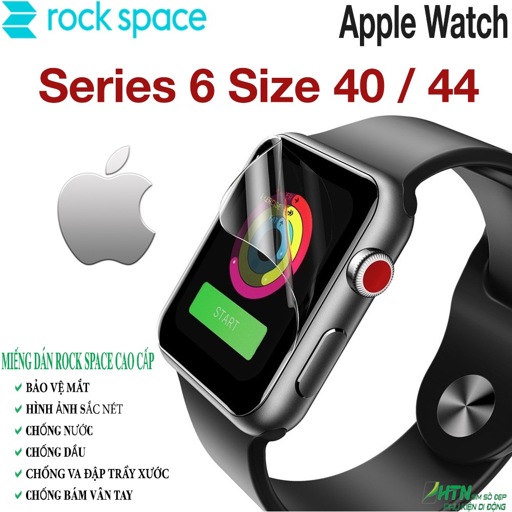 Combo 6 Miếng dán PPF Apple Watch series 6 size 40/ 44mm cao cấp rock space dán full màn hình đồng hồ minh…
