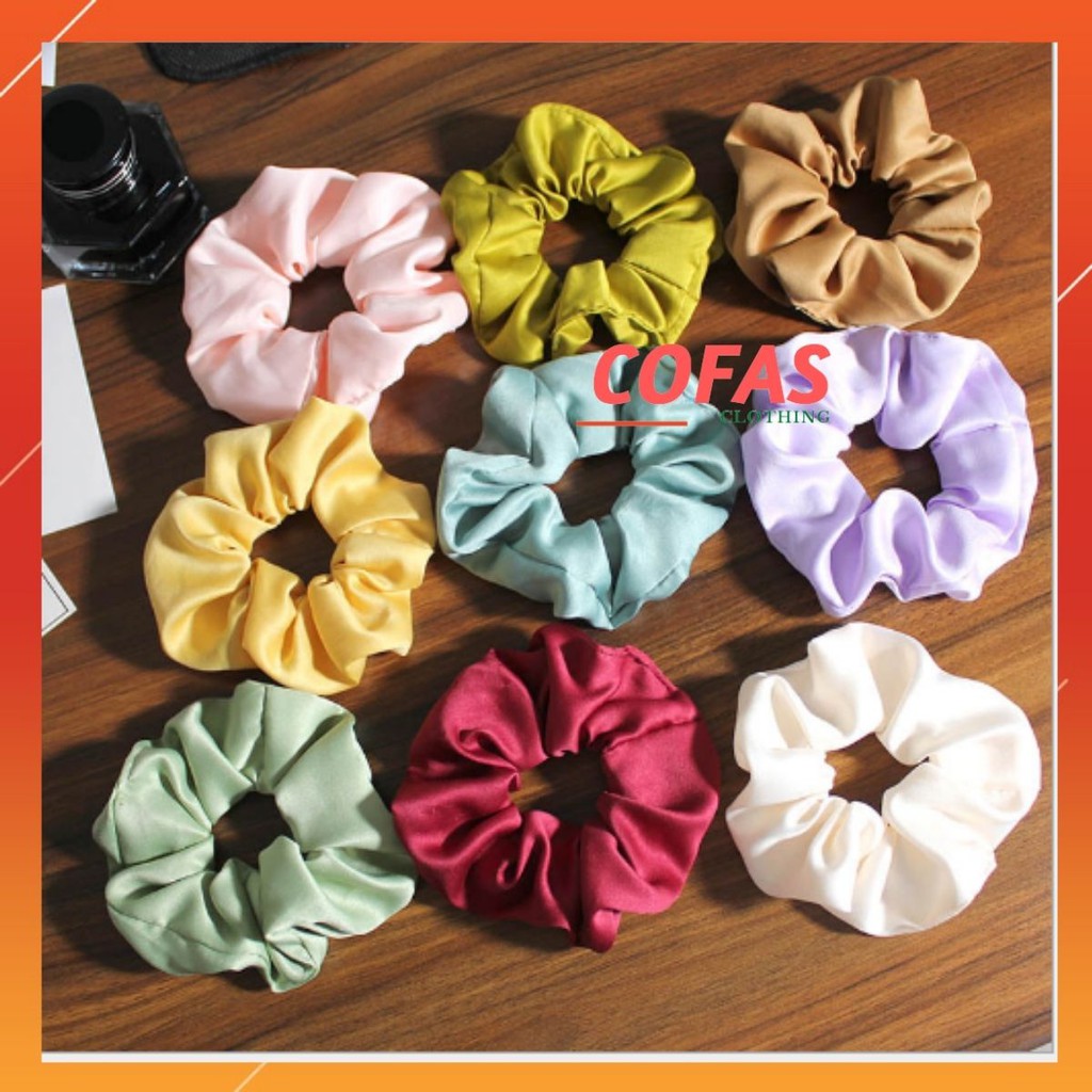 Scrunchies Dây Buộc Tóc Siêu Nhiều Màu Giá Rẻ Nhất