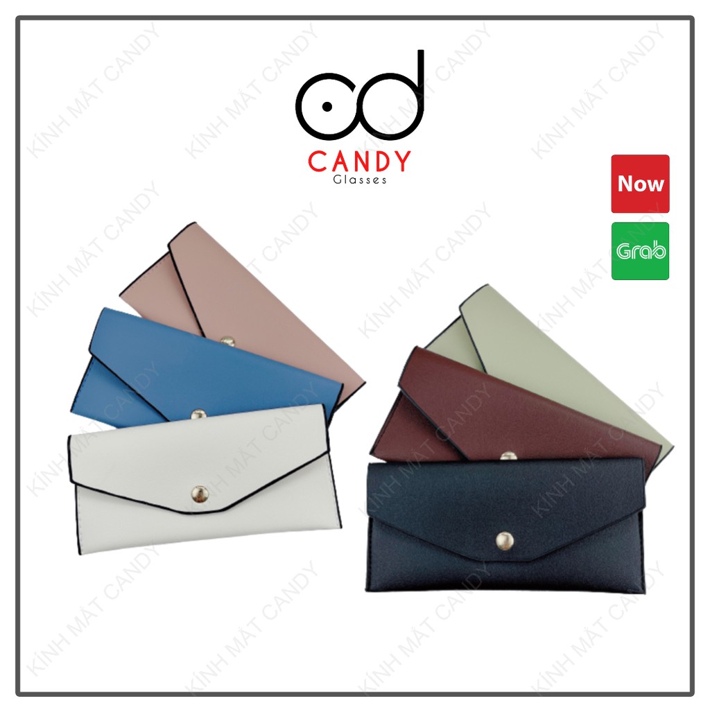 Ví da bấm Candy chuyên dụng đựng kính mát, kính cận - Kính Mắt Candy