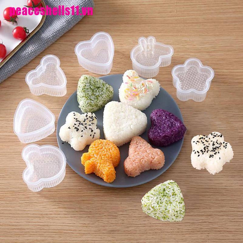 1 Bộ Khuôn Làm Cơm Bento Sandwich Diy Cho Nhà Bếp