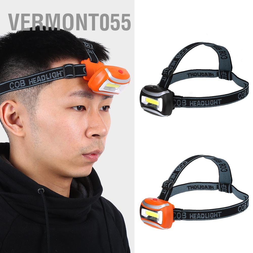 Vermont055 Waterproof Head Lamp Light Flashlight Headlight for Outdoor Cycling Camping Fishing